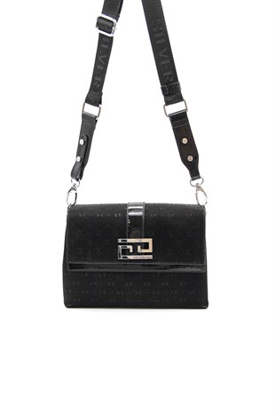 Silver & Polo Siyah - Siyah SP1009 Kadın Çapraz Çanta