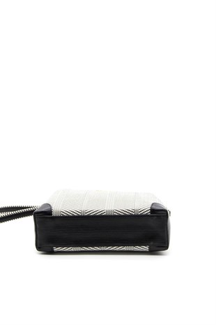 Silver & Polo Siyah Beyaz - Siyah SP364 Kadın Çapraz Çanta