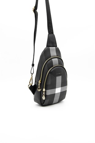 Silver & Polo Siyah - Siyah SP959 Kadın Bel Çantası