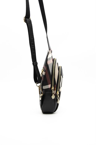 Silver & Polo Siyah - Siyah SP959 Kadın Bel Çantası
