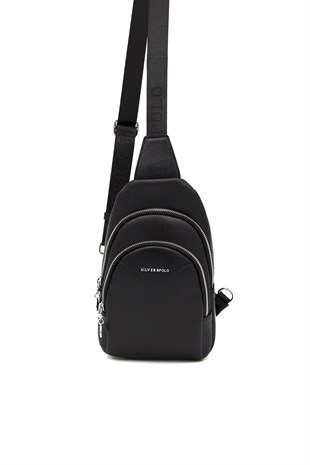 Silver & Polo Siyah - Siyah SP959 Kadın Bel Çantası
