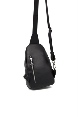 Silver & Polo Siyah - Siyah SP959 Kadın Bel Çantası