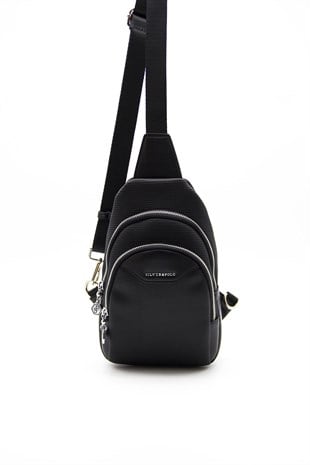 Silver & Polo Siyah - Siyah SP959 Kadın Bel Çantası