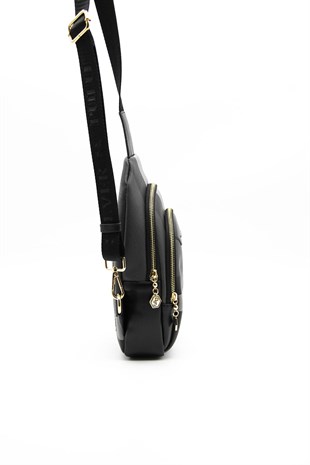 Silver & Polo Siyah - Siyah SP959 Kadın Bel Çantası