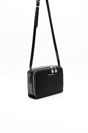 Silver & Polo Siyah - Siyah SP888 Kadın Çapraz Çanta