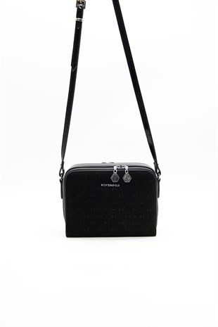 Silver & Polo Siyah - Siyah SP888 Kadın Çapraz Çanta