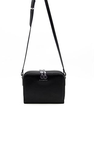 Silver & Polo Siyah - Siyah SP888 Kadın Çapraz Çanta