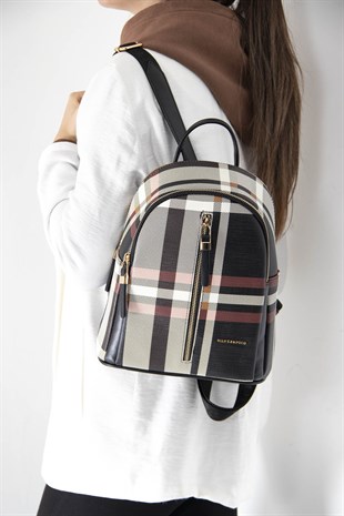 Silver & Polo Siyah - Siyah SP901 Kadın Sırt Çantası