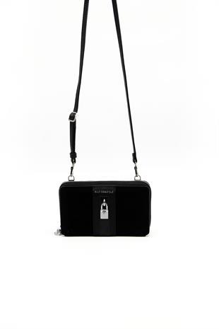 Silver & Polo Siyah - Rugan Siyah SP1138 Kadın Cüzdan & Kartlık