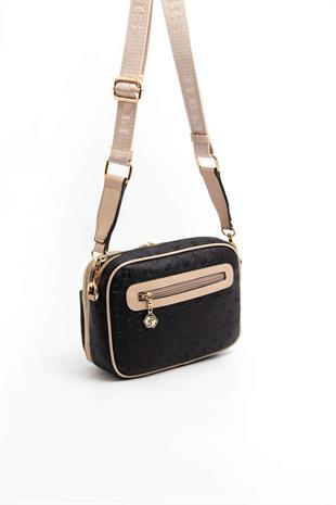 Silver & Polo Siyah - S.nut SP1162 Kadın Çapraz Çanta