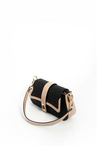 Silver & Polo Siyah - S.nut SP1177 Kadın Omuz Çantası