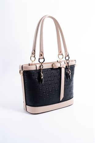 Silver & Polo Siyah - S.nut SP1155 Kadın El Çantası