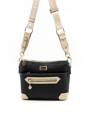 Silver & Polo Siyah - S.nut SP1110 Kadın Çapraz Çanta