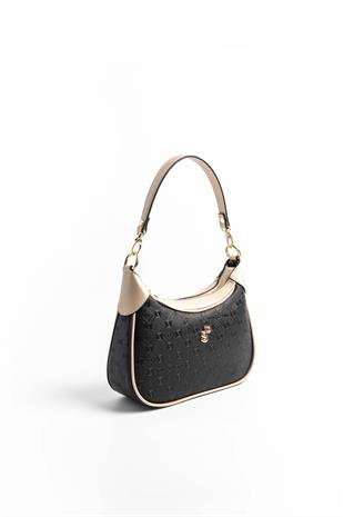 Silver & Polo Siyah - S.nut SP1180 Kadın Omuz Çantası