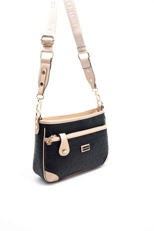 Silver & Polo Siyah - S.nut SP1160 Kadın Çapraz Çanta