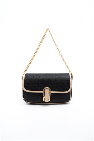 Silver & Polo Siyah - S.nut SP1171 Kadın Omuz Çantası