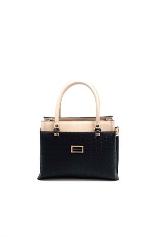 Silver & Polo Siyah - S.nut SP826 Kadın El Çantası
