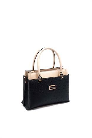 Silver & Polo Siyah - S.nut SP826 Kadın El Çantası