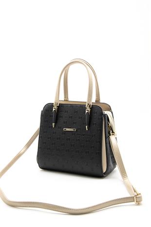 Silver & Polo Siyah - S.nut SP1136 Kadın El Çantası