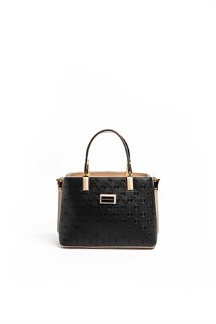 Silver & Polo Siyah - S.nut SP987 Kadın El Çantası