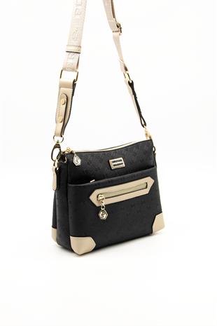 Silver & Polo Siyah - S.nut SP1110 Kadın Çapraz Çanta