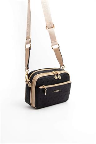 Silver & Polo Siyah - S.nut SP1162 Kadın Çapraz Çanta