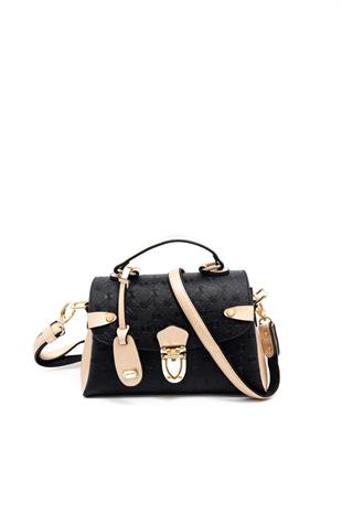 Silver & Polo Siyah - S.nut SP1159 Kadın El Çantası