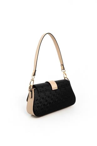 Silver & Polo Siyah - S.nut SP1177 Kadın Omuz Çantası