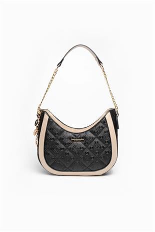Silver & Polo Siyah - S.nut SP1168 Kadın Omuz Çantası