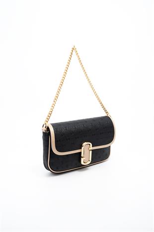 Silver & Polo Siyah - S.nut SP1171 Kadın Omuz Çantası