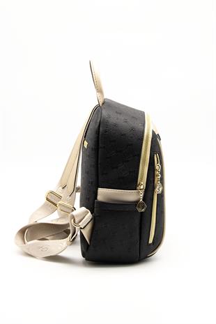 Silver & Polo Siyah - S.nut SP906 Kadın Sırt Çantası