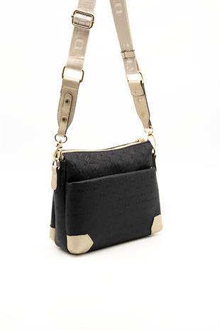 Silver & Polo Siyah - S.nut SP1110 Kadın Çapraz Çanta