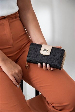 Silver & Polo Siyah - S.nut SP928 Kadın Cüzdan & Kartlık