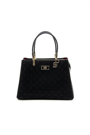 Silver & Polo Siyah - Siyah SP1098 Kadın El Çantası