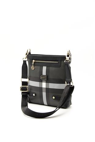 Silver & Polo Siyah - Siyah SP1120 Kadın Çapraz Çanta
