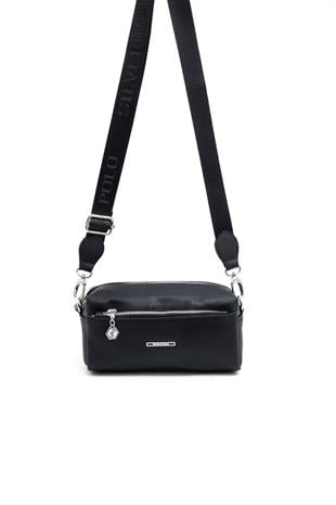 Silver & Polo Siyah - Siyah SP1142 Kadın Çapraz Çanta