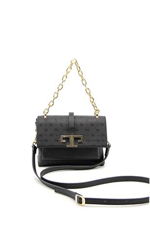 Silver & Polo Siyah - Siyah SP1148 Kadın Çapraz Çanta