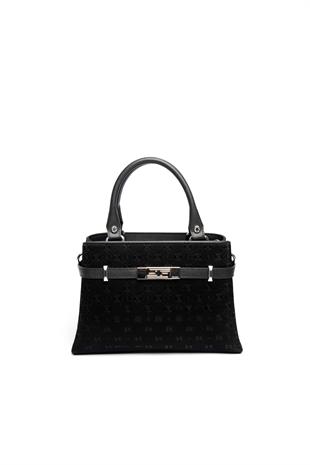 Silver & Polo Siyah - Siyah SP1149 Kadın El Çantası