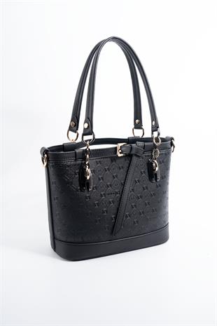 Silver & Polo Siyah - Siyah SP1155 Kadın El Çantası