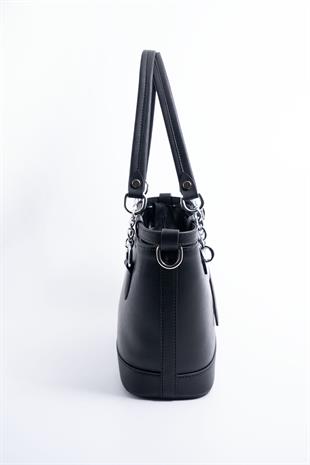 Silver & Polo Siyah - Siyah SP1155 Kadın El Çantası