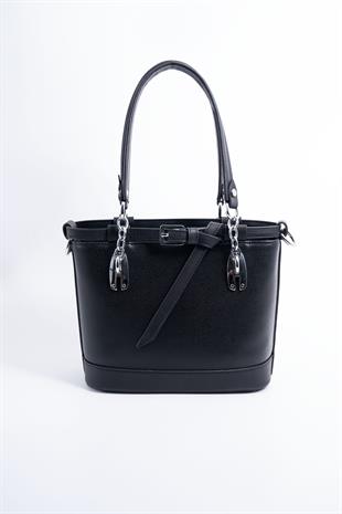 Silver & Polo Siyah - Siyah SP1155 Kadın El Çantası