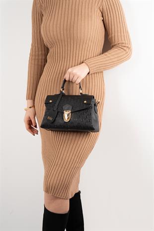 Silver & Polo Siyah - Siyah SP1159 Kadın El Çantası