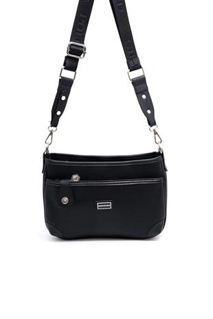 Silver & Polo Siyah - Siyah SP1160 Kadın Çapraz Çanta