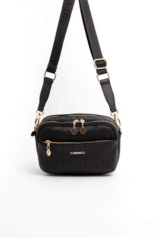 Silver & Polo Siyah - Siyah SP1162 Kadın Çapraz Çanta