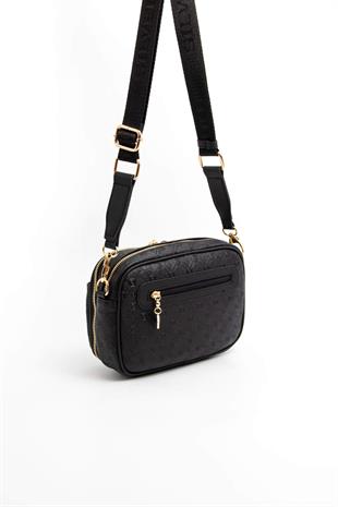 Silver & Polo Siyah - Siyah SP1162 Kadın Çapraz Çanta