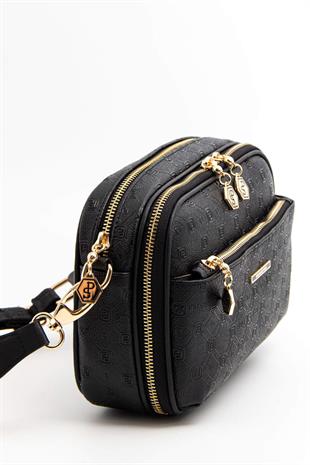 Silver & Polo Siyah - Siyah SP1162 Kadın Çapraz Çanta
