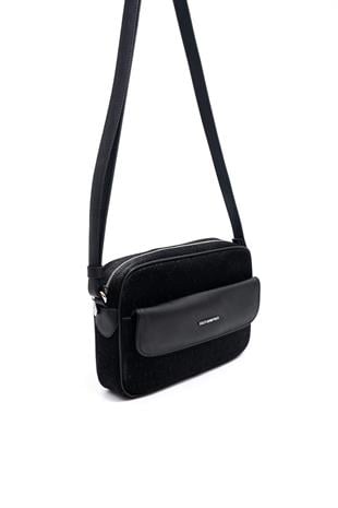 Silver & Polo Siyah - Siyah SP1165 Kadın Çapraz Çanta