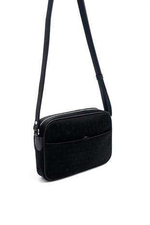 Silver & Polo Siyah - Siyah SP1165 Kadın Çapraz Çanta