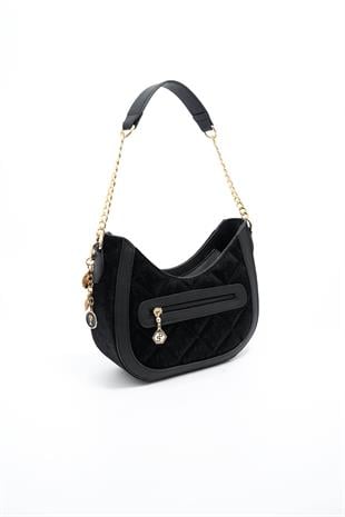Silver & Polo Siyah - Siyah SP1168 Kadın Omuz Çantası