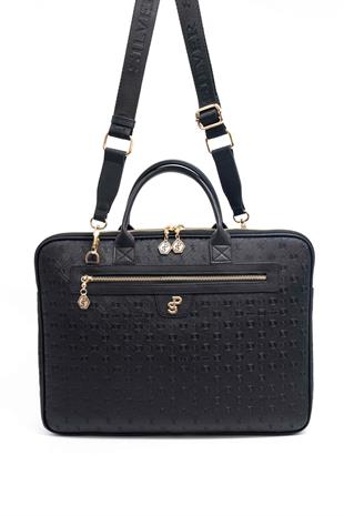 Silver & Polo Siyah - Siyah SP1175 Kadın Laptop & Evrak Çantası